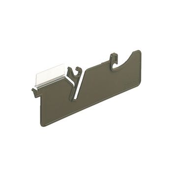 LEITZ Pendelleitkarte, für Pendelregistratur DIN A4, braun, x25