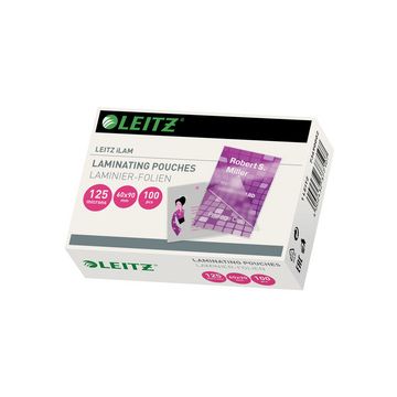 LEITZ Pochette de plastification pour cartes de visite
