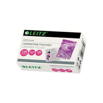 LEITZ Pochette de plastification, 54 x 86 mm, 250 microns