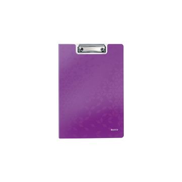 LEITZ Porte-bloc à rabat WOW, A4, polyfoam, violet