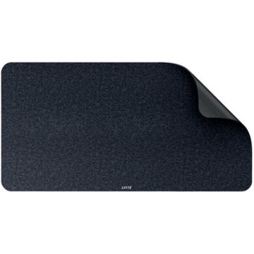 LEITZ Sous-main, 700 x 360 mm, en feutre, gris foncé