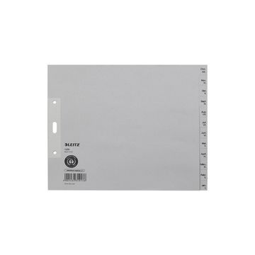 LEITZ Tauenpapier-Register, Monate, A4 Überbreite, Dez.-Jan.