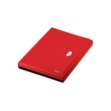 LEITZ Trieur ménager Recycle, A4, PP, 6 compartiments, rouge