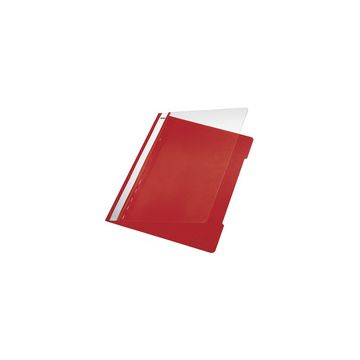 LEITZ chemise à lamelle Standard, format A4, PP, rouge,