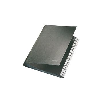 LEITZ classeur à soufflet, A4, A-Z, 24 compartiments, noir,