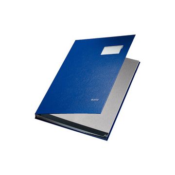 LEITZ parapheur, revêtement en PP, 20 compartiments, bleu,