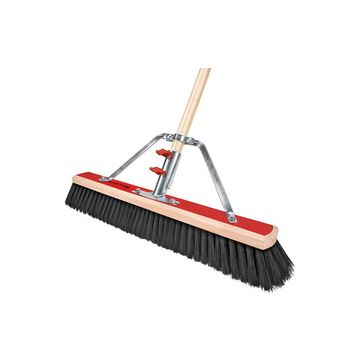 LEO MAIER Balai de salle avec manche "Bulldozer", 500 mm