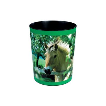 Läufer Corbeille à papier "cheval à la clôture de prairie"