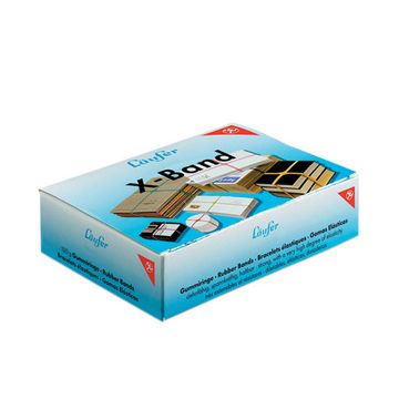 Läufer Elastiques en X dans un carton - 100 g, 80 x 11 mm