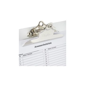 Läufer Porte-bloc à pince, en aluminium, A4, pince papillon