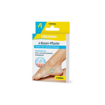 Lifemed Pansement pour ampoules, transparent, paquet de 6