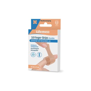 Lifemed Pansements pour doigts "Flexible", pack de 10, chair