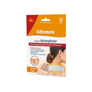 Lifemed Patch chauffant pour la nuque, 230 x 90 mm, blanc