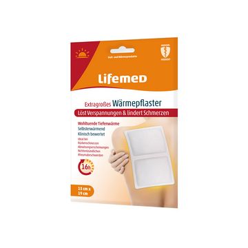 Lifemed Patch chauffant, 190 x 130 mm, blanc