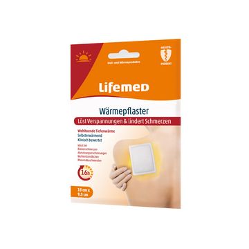 Lifemed Patch chauffant, 95 x 130 mm, blanc