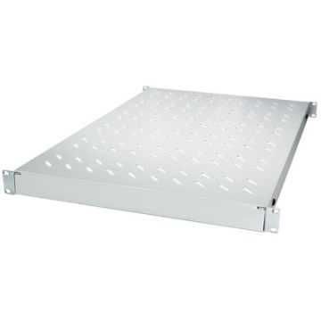 LogiLink 19" Fachboden, 1 HE, verstellbar, (T)700 mm,schwarz