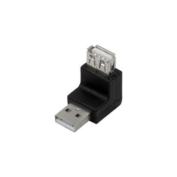 LogiLink Adaptateur USB 2.0, USB-A mâle- femelle, 270 degrés