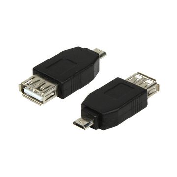LogiLink Adaptateur USB 2.0, micro USB mâle - USB femelle