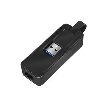 LogiLink Adaptateur USB 3.0 vers Gigabit Ethernet, noir