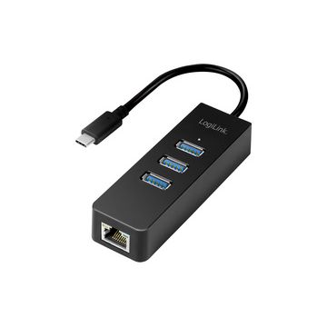 LogiLink Adaptateur USB 3.0 vers Gigabit, Hub USB 3 ports LogiLink Adaptateur USB 3.0 vers Gigabit, Hub USB 3 ports