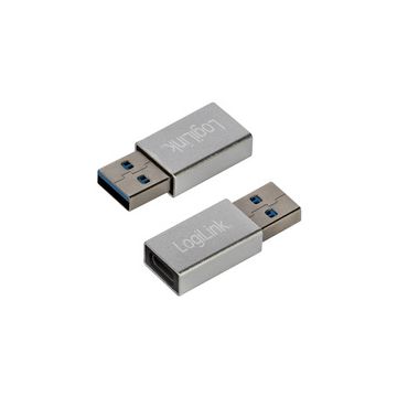 LogiLink Adaptateur USB 3.2 Gen1, USB mâle - USB femelle