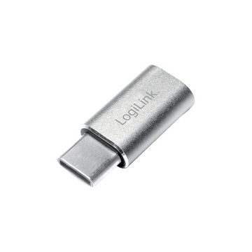LogiLink Adaptateur USB, USB-C mâle - micro USB femelle