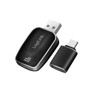 LogiLink Adaptateur auto BT 5.0, compatible bluethooth, noir