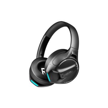 LogiLink Casque gaming BT 6.0 THUNDER BLUE, bluetooth, noir