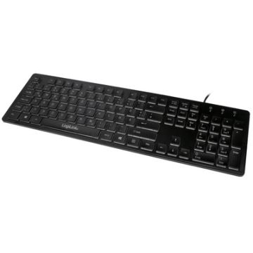 LogiLink Beleuchtete Tastatur, kabelgebunden, schwarz LogiLink Beleuchtete Tastatur, kabelgebunden, schwarz