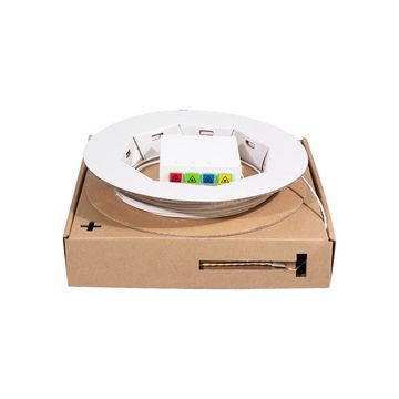 LogiLink Boîte d'épissure FTTH, 4x SC/APC, câble 40 m, blanc