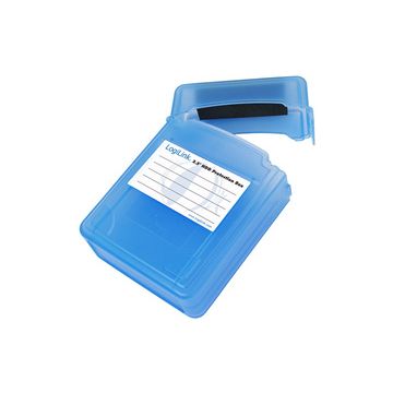 LogiLink Boîtier de protection pour disques durs 2,5", bleu