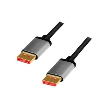 LogiLink Câble DisplayPort 1.4, fiche mâle - mâle, 1,0 m