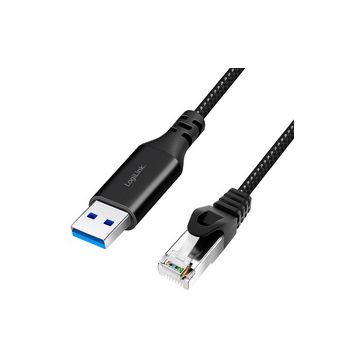 LogiLink Câble Ethernet USB 3.0, USB-A - RJ45, 15 m