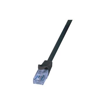 LogiLink Câble Patch EconLine, cat.6A, U/UTP, 3,0 m, noir