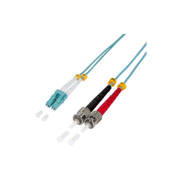 LogiLink Câble Patch à fibre optique, LC Duplex - 2 x ST