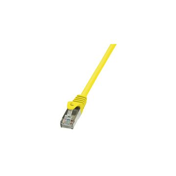 LogiLink Câble Patch, Cat. 5e, F/UTP, 2 m, jaune, gaine en