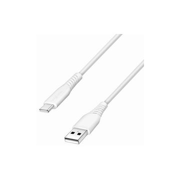 LogiLink Câble USB 2.0, USB-A - USB-C, 3,0 m, blanc