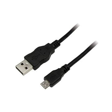 LogiLink Câble USB 2.0, USB-A - micro USB-B mâle, 1,8 m