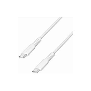LogiLink Câble USB 2.0, USB-C - USB-C, 1,5 m, blanc