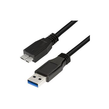 LogiLink Câble USB 3.0, USB A - micro USB B mâle, 1 m