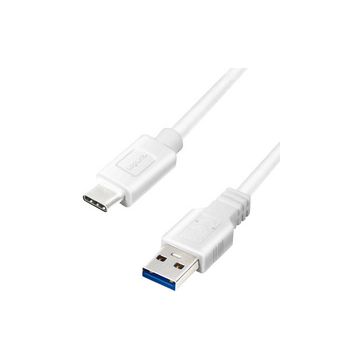LogiLink Câble USB 3.2, USB-A - USB-C, 1,5 m, blanc