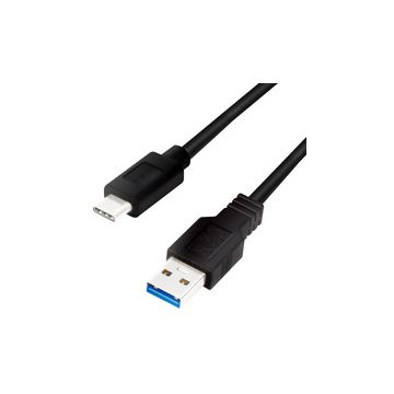 LogiLink Câble USB 3.2, USB-A - USB-C, 3,0 m, noir