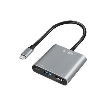 LogiLink Câble adaptateur USB 3.2 Gen 1, gris/noir