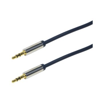 LogiLink Câble audio, 2 x jack mâle 3,5 mm, 5 m
