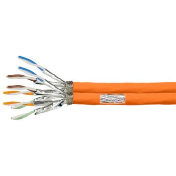 LogiLink Câble d'installation, Cat.7, S/FTP, 50 m, Duplex