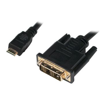 LogiLink Câble de connexion mini HDMI, mini HDMI - DVI-D