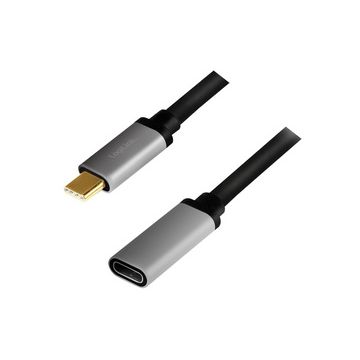 LogiLink Câble de rallonge USB 3.2, noir/gris, 0,5 m