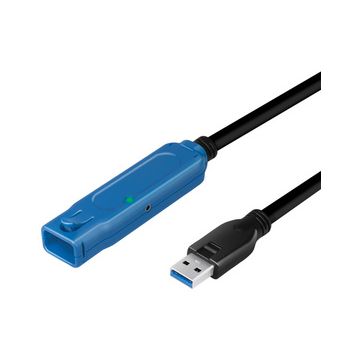 LogiLink Câble de rallonge actif USB 3.2, 10 m