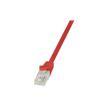 LogiLink Câble patch EconLine, Cat. 6, U/UTP, 5 m, rouge