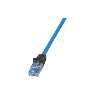 LogiLink Câble patch Premium, Cat.6A, U/UTP, 10 m, bleu